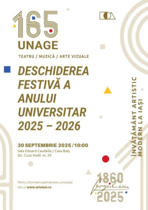 Deschiderea anului universitar 2025-2026 la UNAGE Iasi